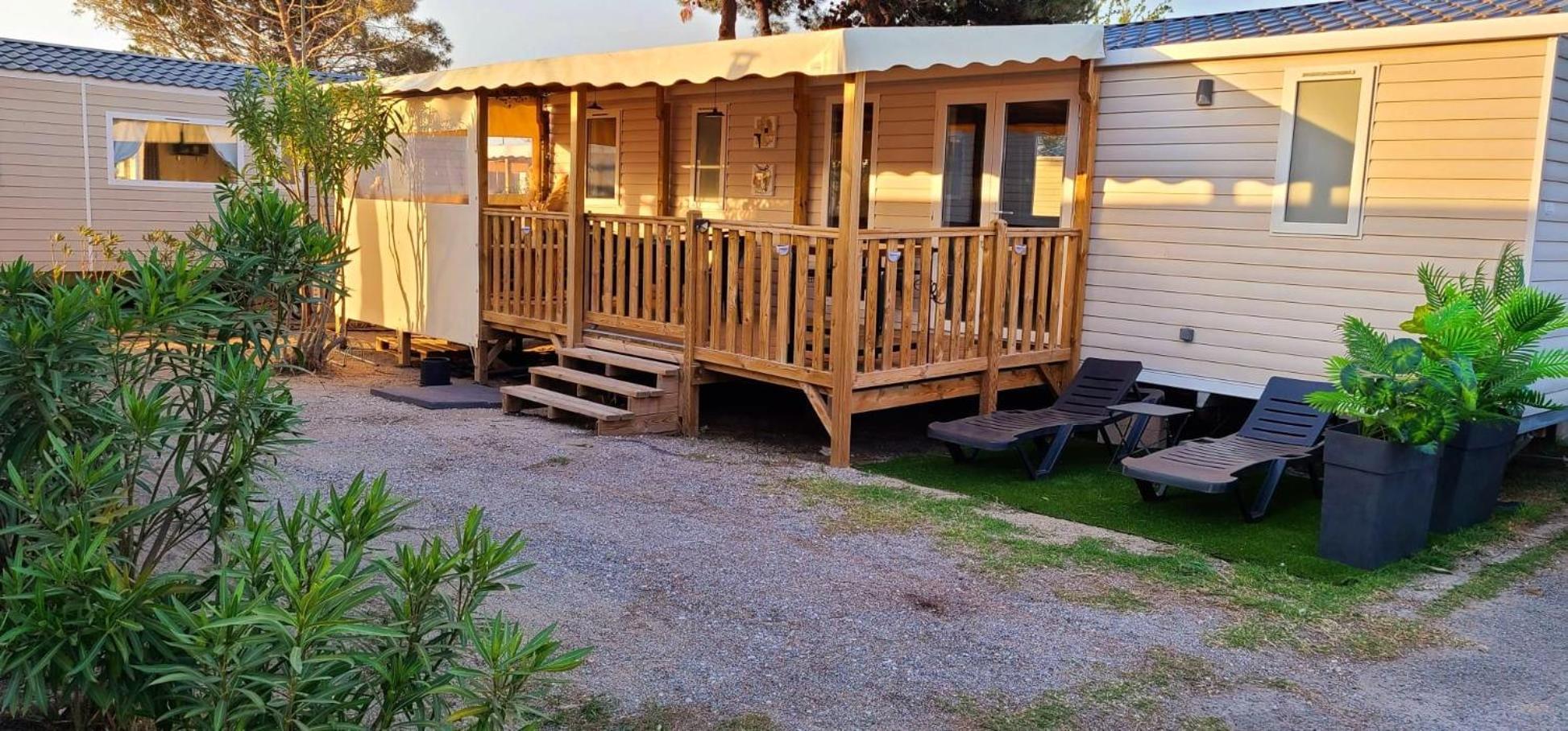 Mobil-Home Le Cocon Fun Pass Non Inclus Canet-en-Roussillon Eksteriør bilde