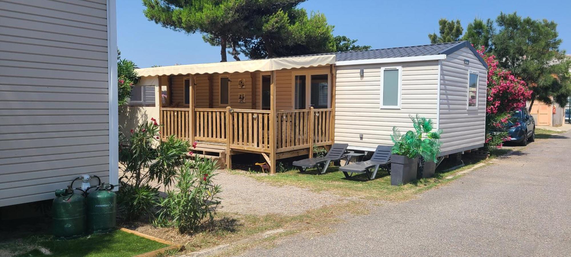 Mobil-Home Le Cocon Fun Pass Non Inclus Canet-en-Roussillon Eksteriør bilde